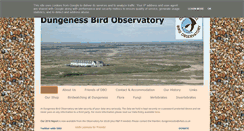 Desktop Screenshot of dungenessbirdobs.org.uk